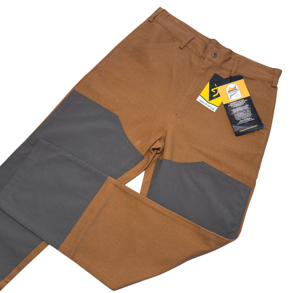 Browning Pheasants Forever Pants Men 34x32 Upland Hunting Brush Brown Gray NWT
